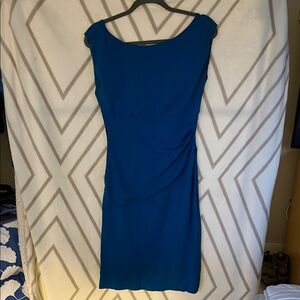Diane Von Furstenberg Bright Blue Sleeveless Dress